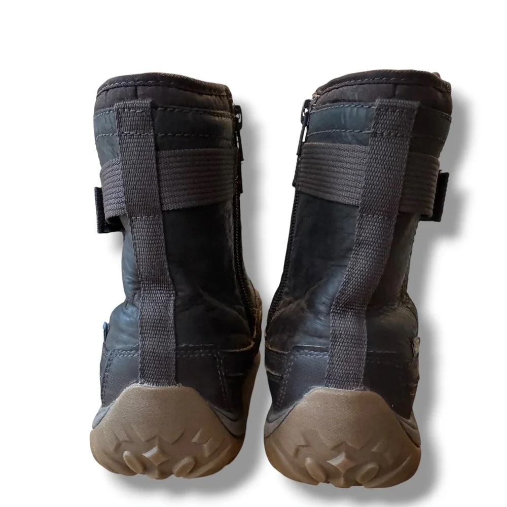 Merrell Bracken Women 10 Brown Leather Waterproof Faux Fur Winter Boots J02174